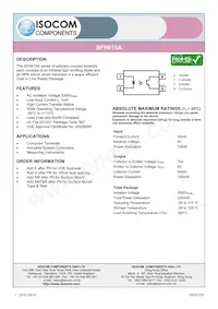 SFH615A-3XSMT/R Datasheet Cover