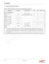 SI3454-B01-IMR Datasheet Page 4