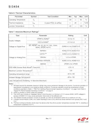 SI3454-B01-IMR Datasheet Pagina 14