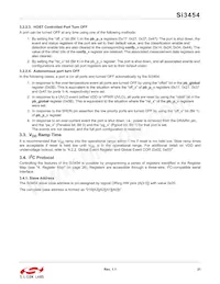 SI3454-B01-IMR Datasheet Page 21