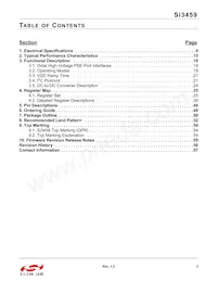 SI3459-B02-IMR Datasheet Page 3