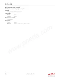 SI3483-A02-GM Datasheet Page 20
