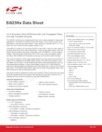 SI823H8CB-IS1 Datenblatt Cover