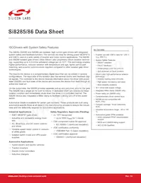 SI8285CD-ISR Datenblatt Cover
