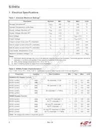 SI8405AA-A-IS1 Datasheet Pagina 4