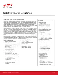 SI8655BD-B-ISR Datasheet Cover