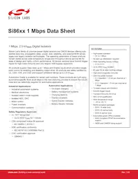SI8660AB-B-IS1R Datasheet Cover