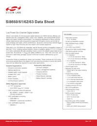 SI8661BD-B-IS2R數據表 封面