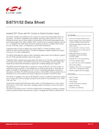 SI8752AB-ASR Datasheet Copertura