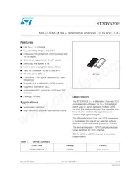 ST3DV520EQTR Datasheet Cover