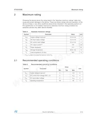 ST3DV520EQTR Datasheet Page 5