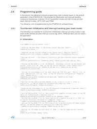 STMPE812ABJR Datasheet Page 19