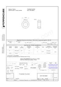 T102/66/15-4C65 Datasheet Copertura