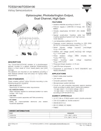 TCED4100 Datasheet Cover