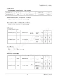 THGBMHG7C1LBAIL Datasheet Page 4