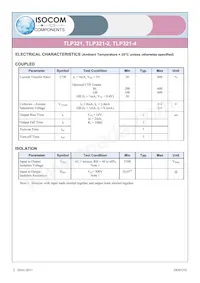 TLP321X Datasheet Page 3