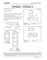 TLP504A(F) Datasheet Cover