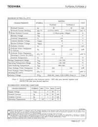 TLP504A(F) Datasheet Pagina 2