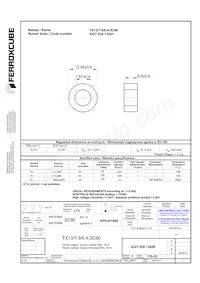 TX13/7.9/6.4-3C90 Datasheet Cover