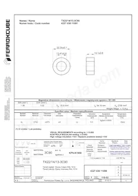 TX22/14/13-3C90 Datasheet Cover