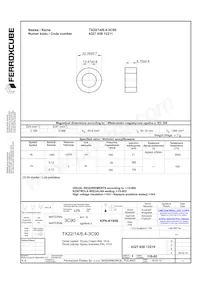 TX22/14/6.4-3C90 Datasheet Cover