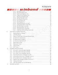W25Q16FWSVIQ TR數據表 頁面 4
