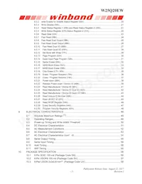 W25Q20EWZPIG TR Datasheet Page 3