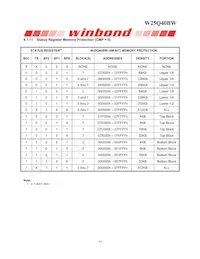 W25Q40BWUXIE TR數據表 頁面 14