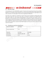 W25Q40BWUXIE TR Datasheet Page 16