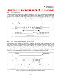 W25Q40BWUXIE TR Datenblatt Seite 20