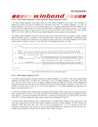 W25Q40BWUXIE TR Datenblatt Seite 22