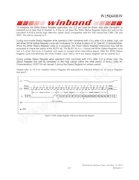 W25Q40BWUXIE TR Datasheet Page 23