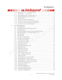 W25Q40EWSSIG Datasheet Page 3