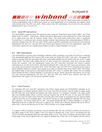 W25Q40EWSSIG Datasheet Page 11