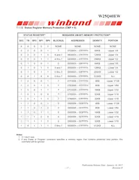 W25Q40EWSSIG Datasheet Page 17
