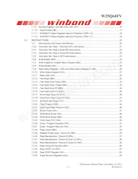 W25Q64FVTCIP Datasheet Pagina 3