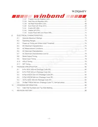 W25Q64FVTCIP Datasheet Pagina 4