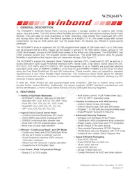 W25Q64FVTCIP Datasheet Page 5