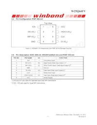 W25Q64FVTCIP Datasheet Page 7