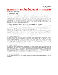 W25Q64FVTCIP Datasheet Pagina 10