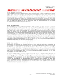 W25Q64FVTCIP Datasheet Pagina 13