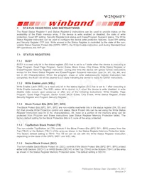 W25Q64FVTCIP Datasheet Pagina 15