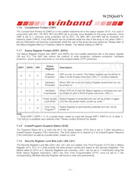 W25Q64FVTCIP Datasheet Pagina 16