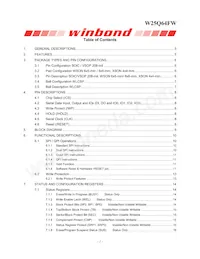 W25Q64FWSFIG TR數據表 頁面 2