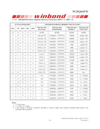 W25Q64FWSFIG TR Datasheet Page 19