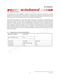 W25Q80BVSSIG TR Datasheet Page 17