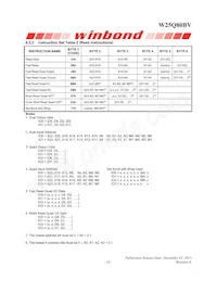 W25Q80BVSSIG TR Datasheet Page 19