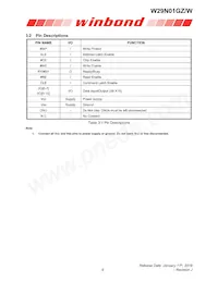W29N01GZDIBA Datasheet Page 9