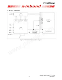 W29N01GZDIBA Datasheet Pagina 11