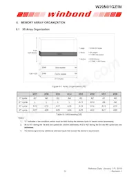 W29N01GZDIBA Datasheet Page 12